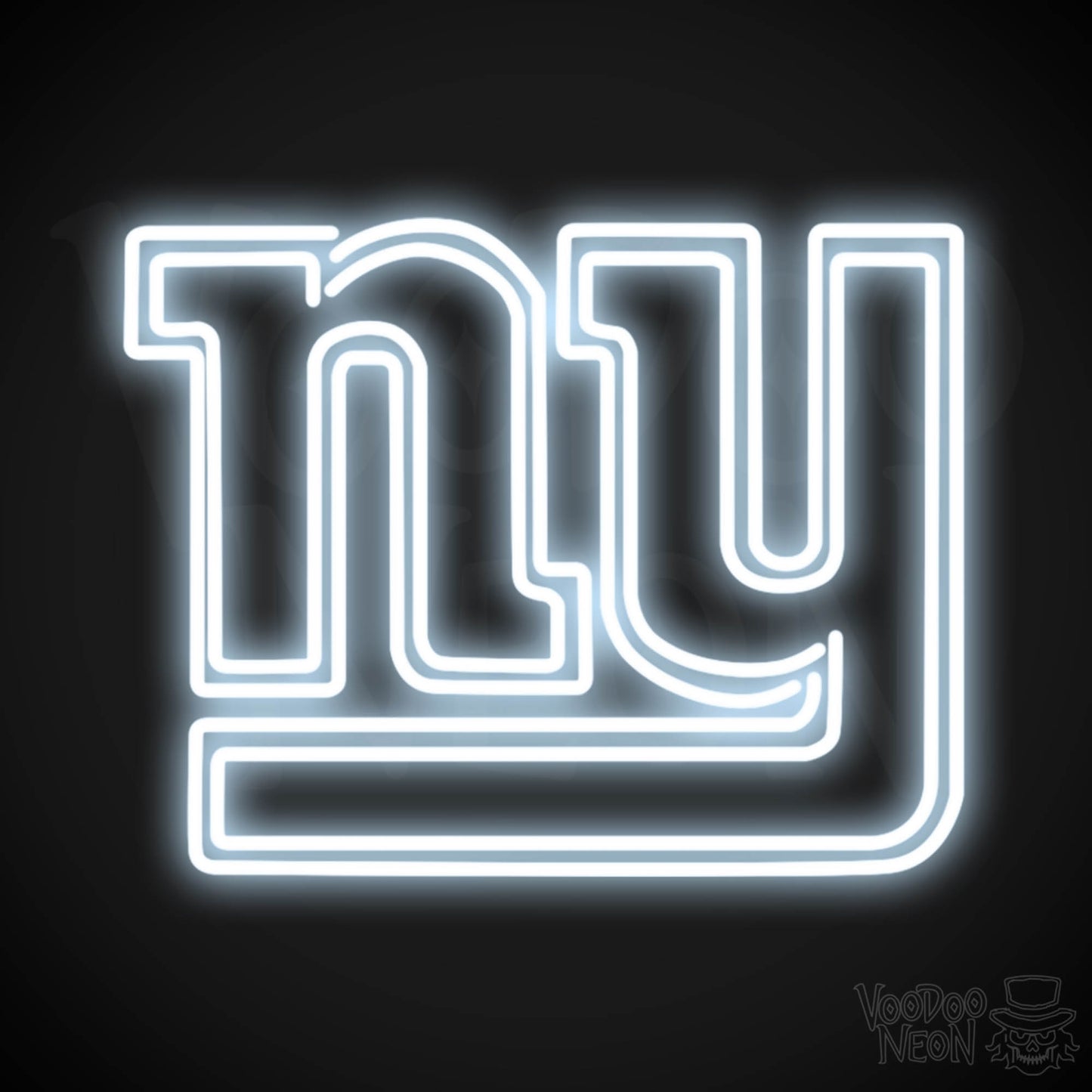 New York Giants Neon Sign - New York Giants Sign - Neon Giants Logo Wall Art - Color Cool White