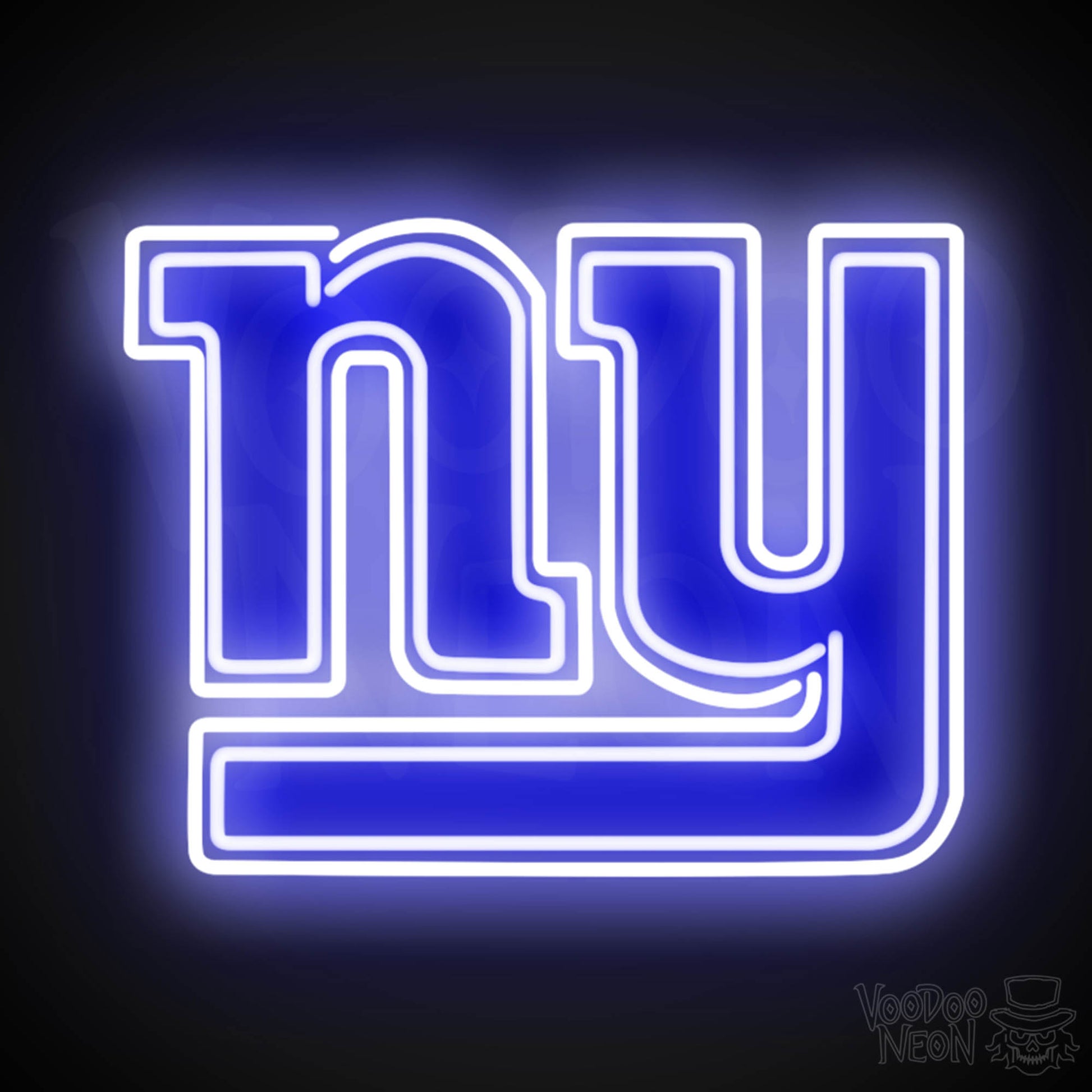 New York Giants Neon Sign - New York Giants Sign - Neon Giants Logo Wall Art - Color Multi-Color
