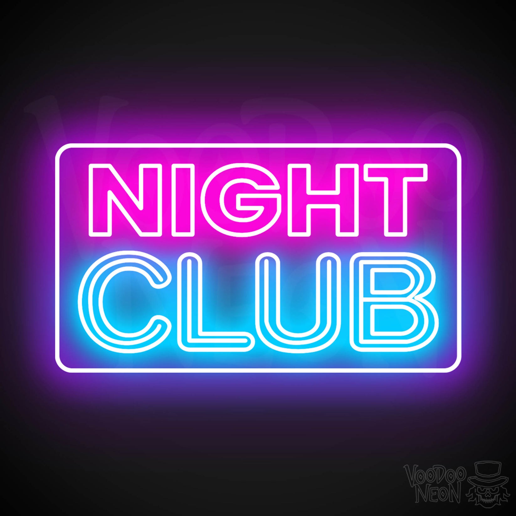 Night Club Neon Sign | Neon Night Club Sign | VOODOO NEON®