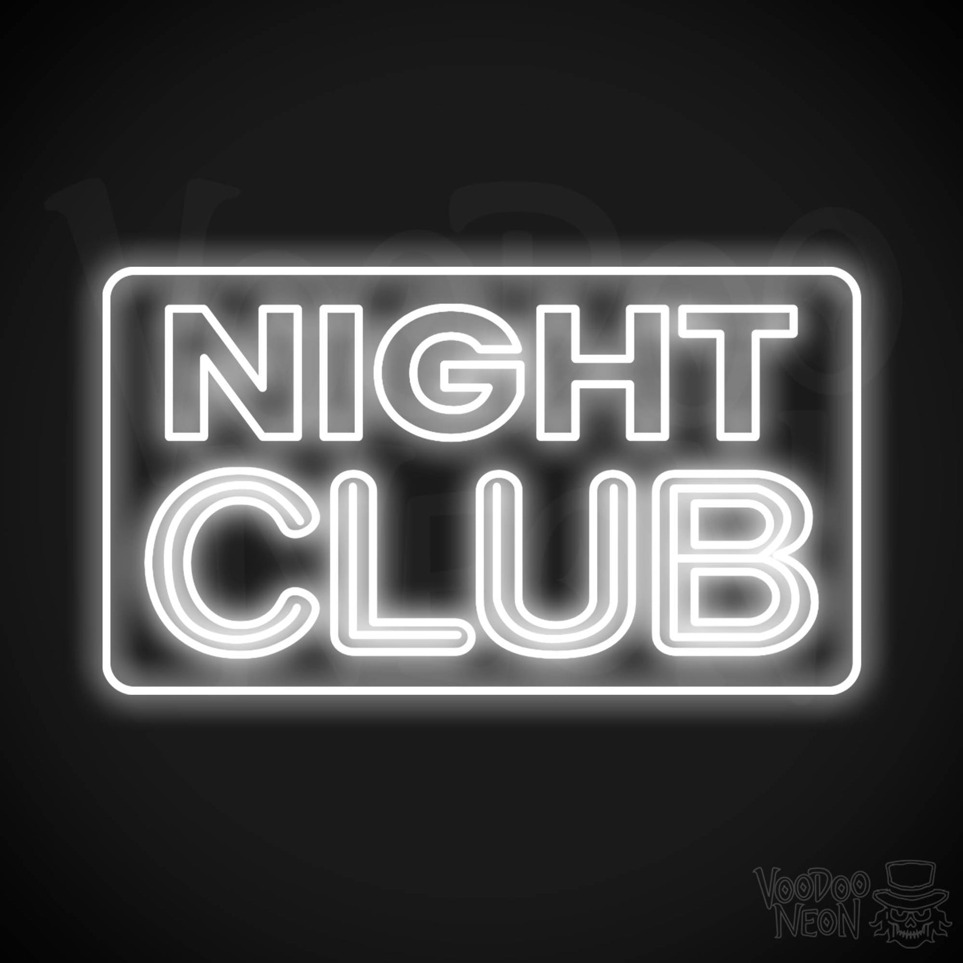Night Club LED Neon - White