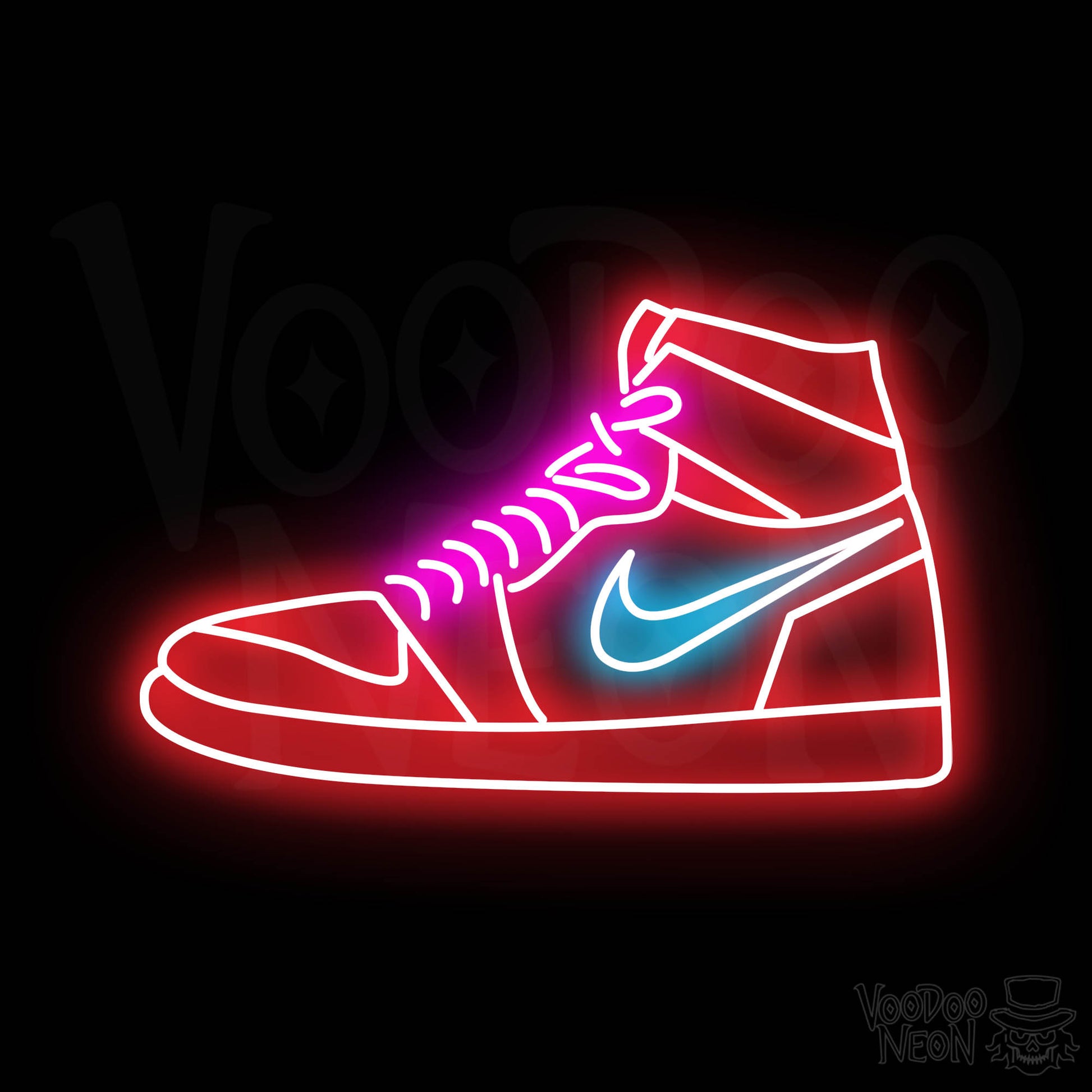Wallpaper Neon Colored Nikes Aesthetic Orange Nike Wallpaper LED