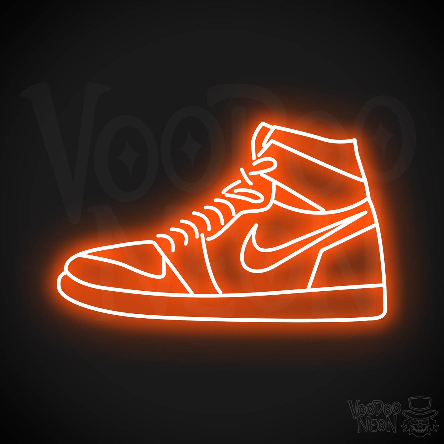 Nike Jordan Basketball Shoe LED Neon - Orange