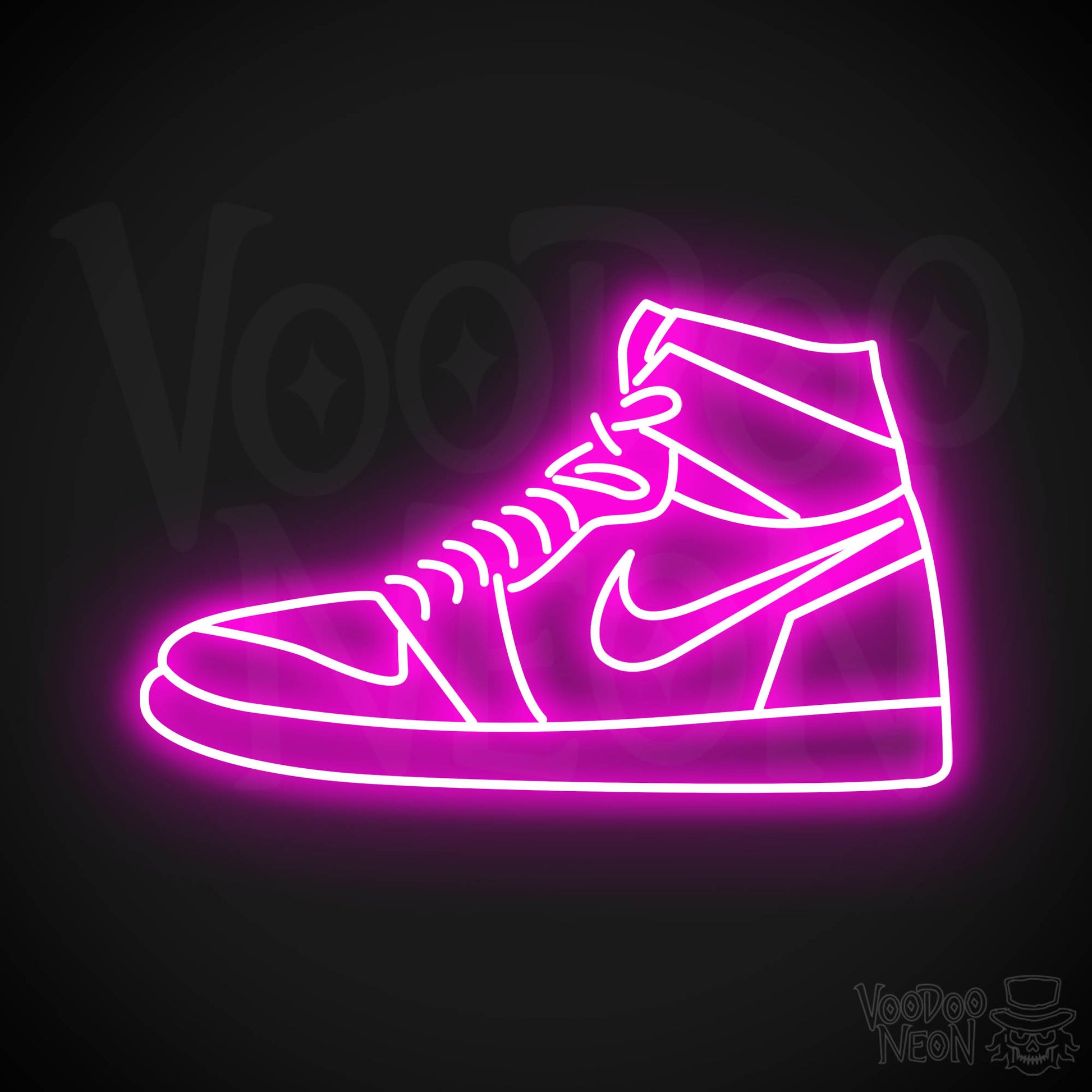 Nike Jordan Basketball Shoe LED Neon - Pink