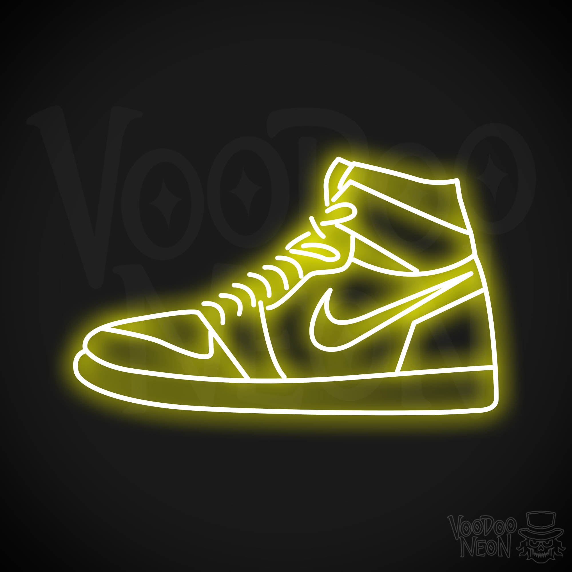 Nike Jordan Basketball Shoe Neon Sign Voodoo Neon