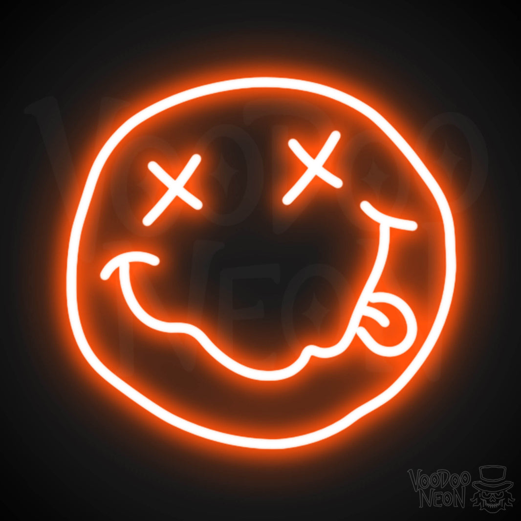 Nirvana Neon Sign | Nirvana Sign | Neon Nirvana Logo Wall Art | VOODOO ...