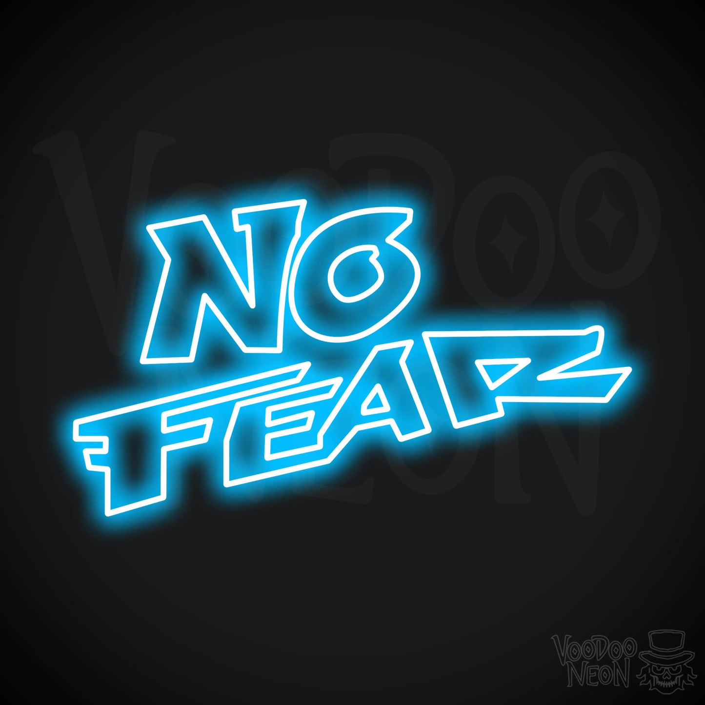 No Fear LED Neon - Dark Blue