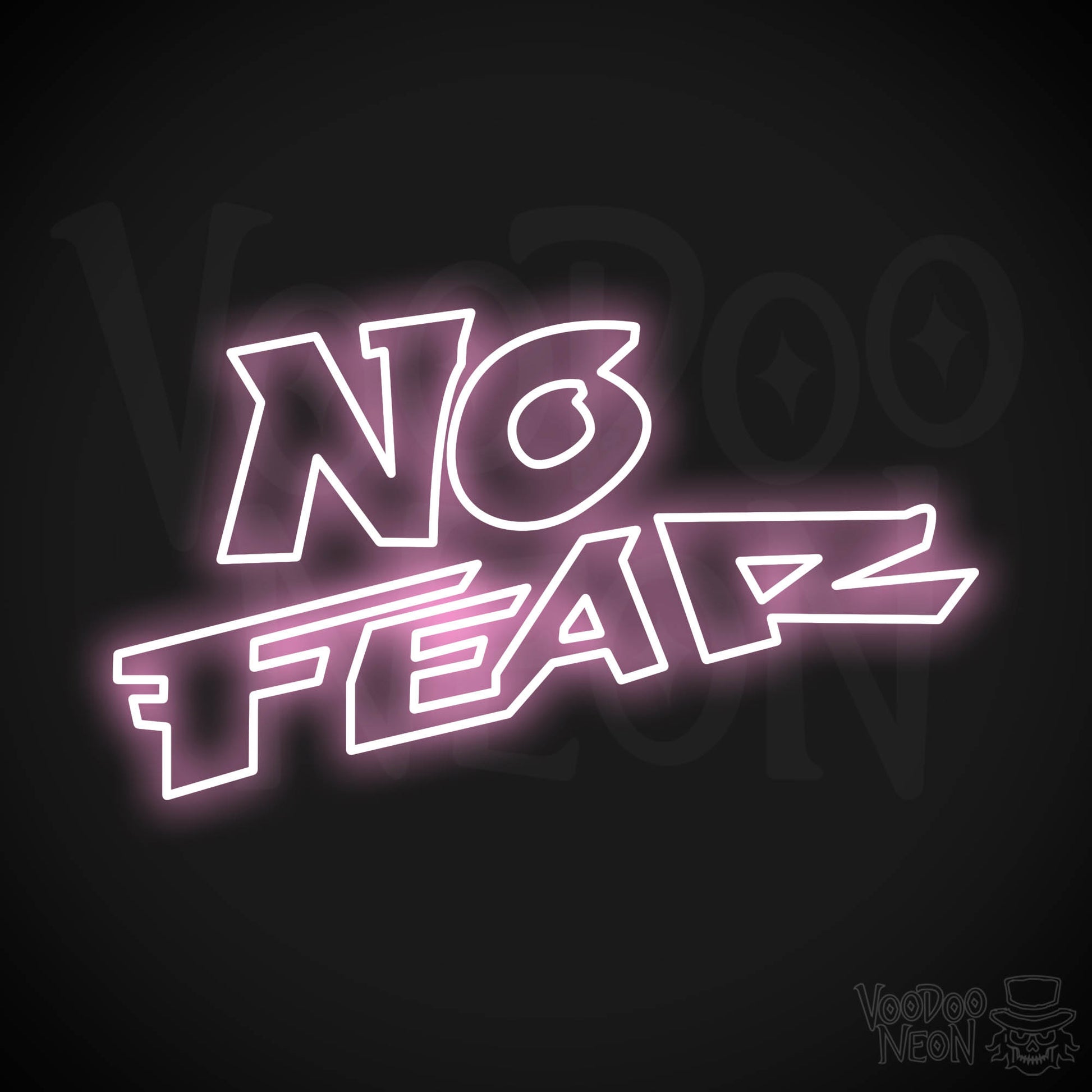 No Fear LED Neon - Light Pink