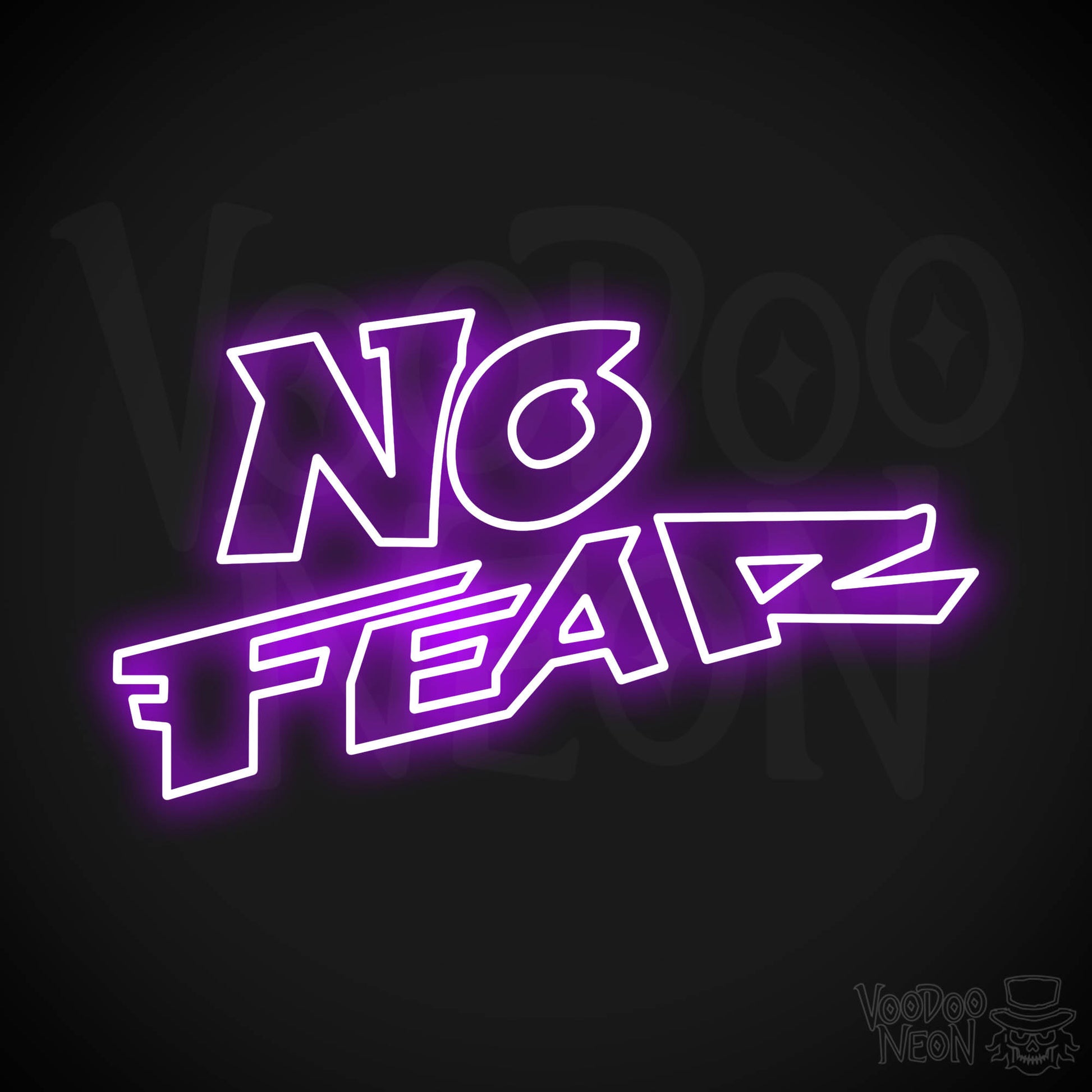 No Fear LED Neon - Purple