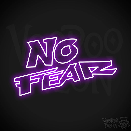 No Fear LED Neon - Purple