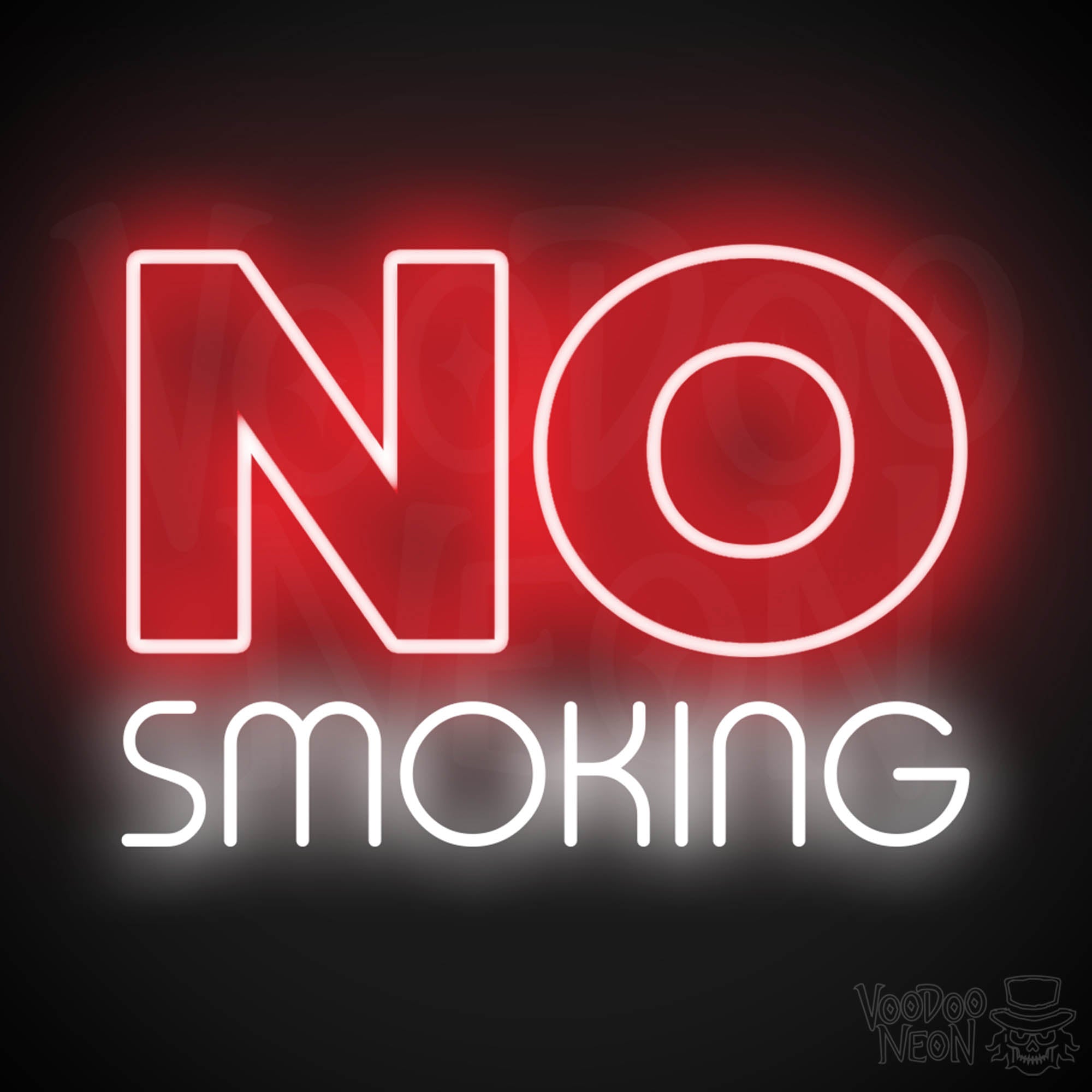 no smoking 禁煙 厚 ネオンサイン LEDイルミネーション
