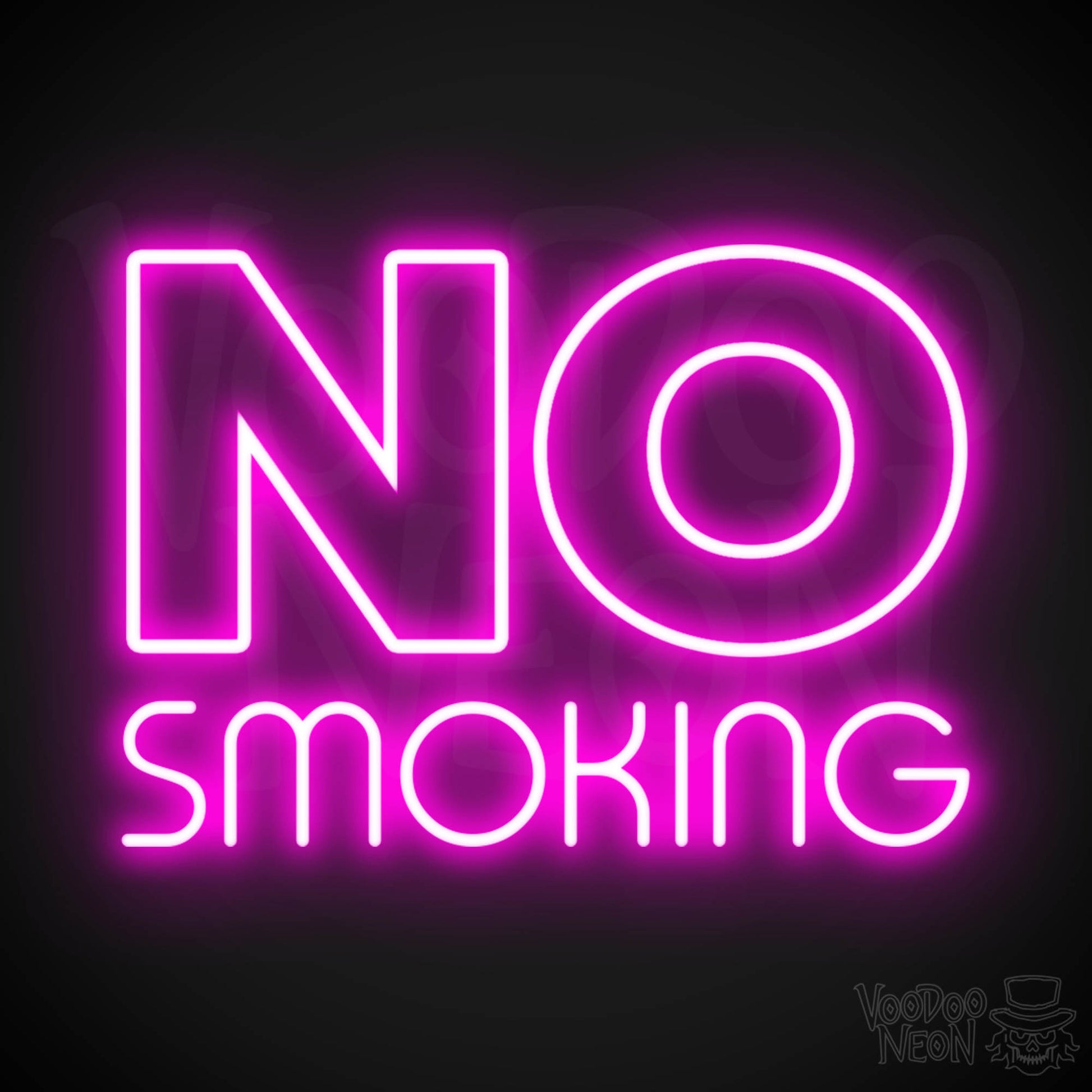 No Smoking LED Neon - Pink