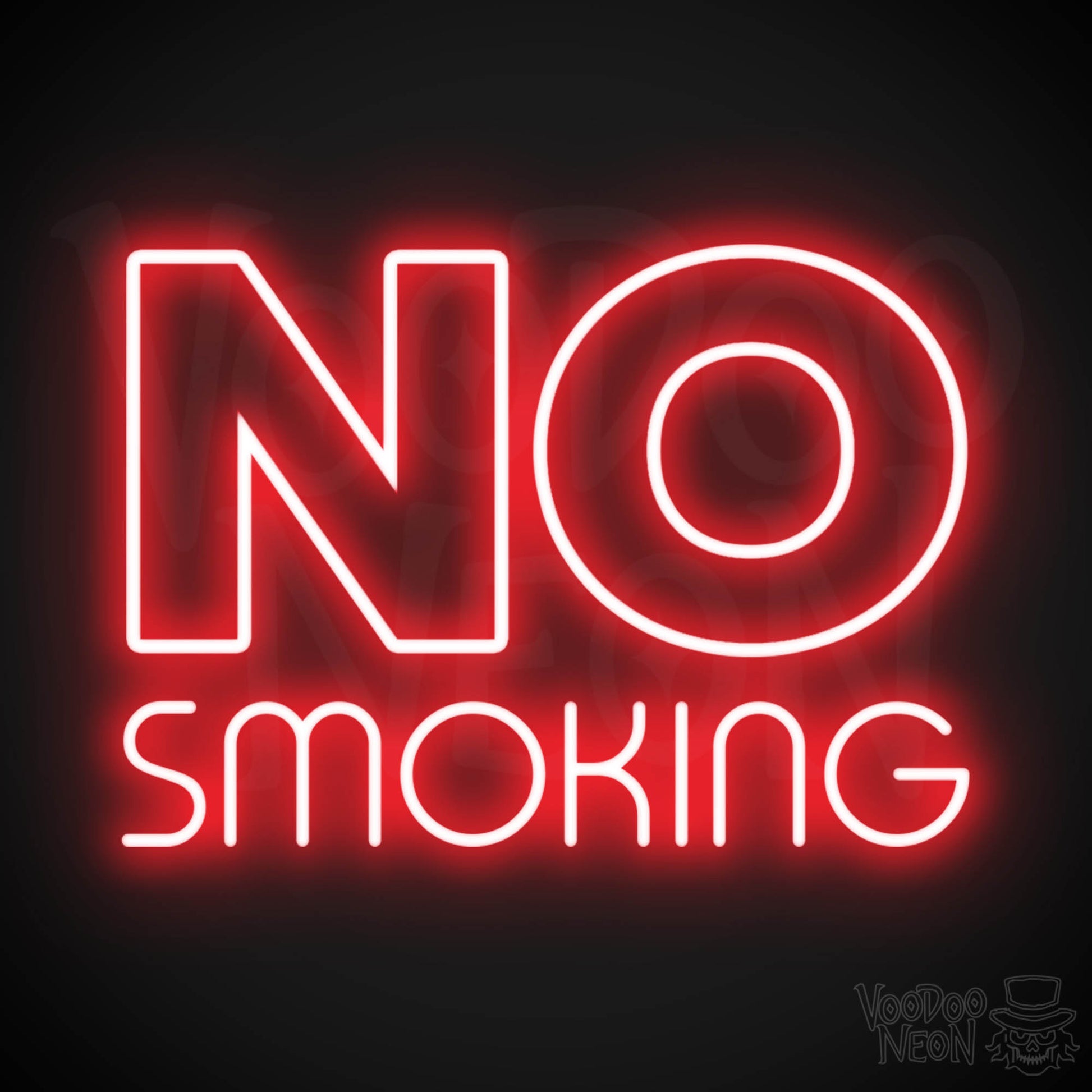 No Smoking LED Neon - Red