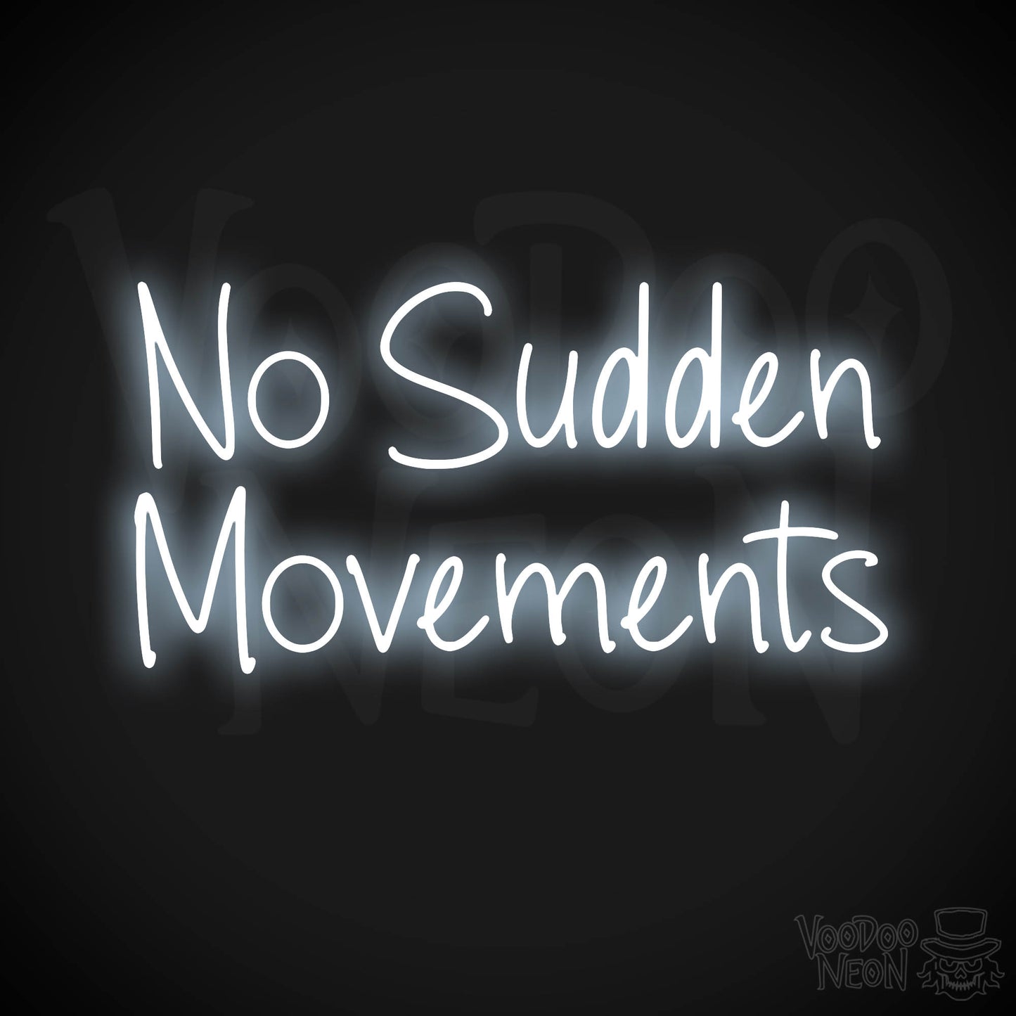 No Sudden Movements LED Neon - Cool White