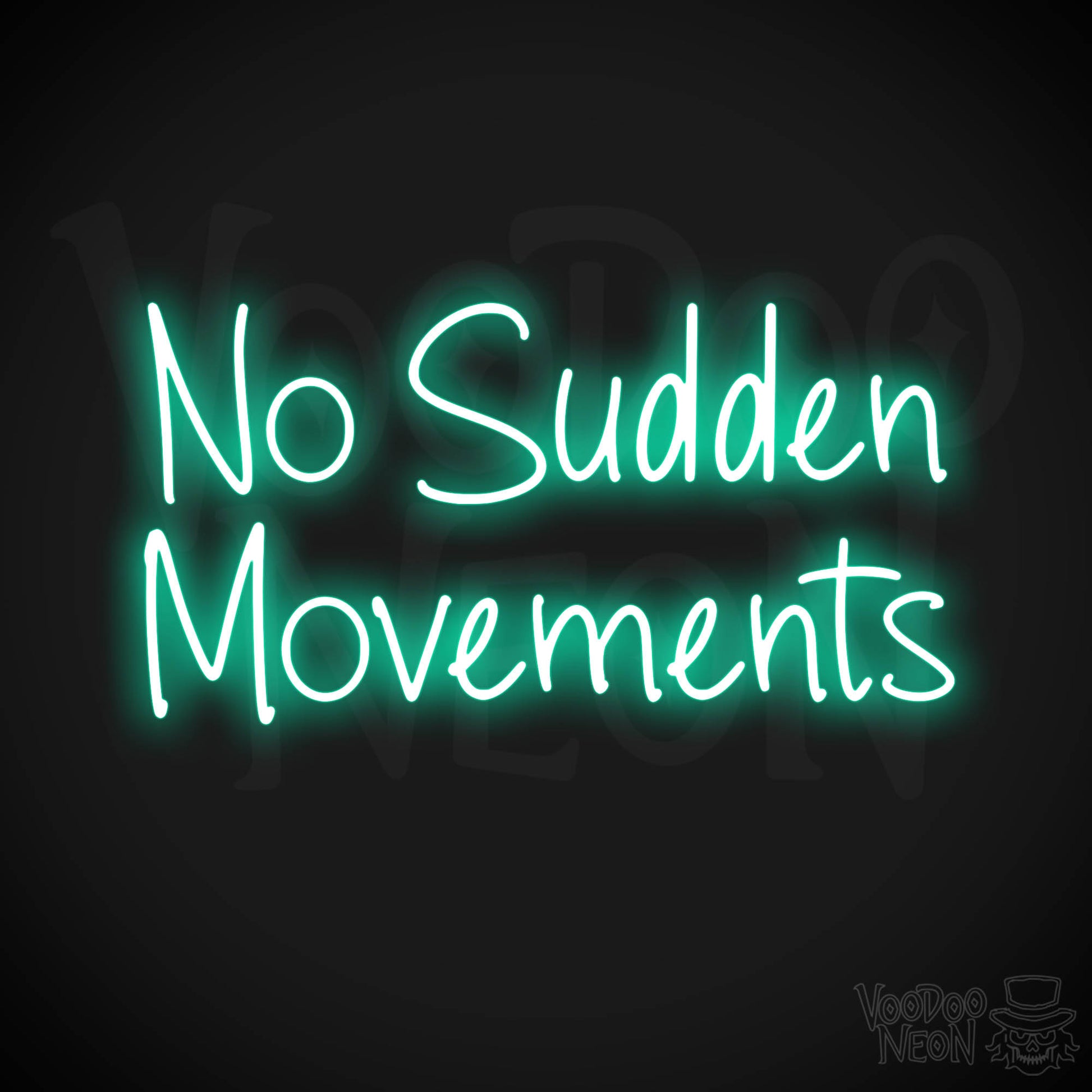 No Sudden Movements LED Neon - Light Green