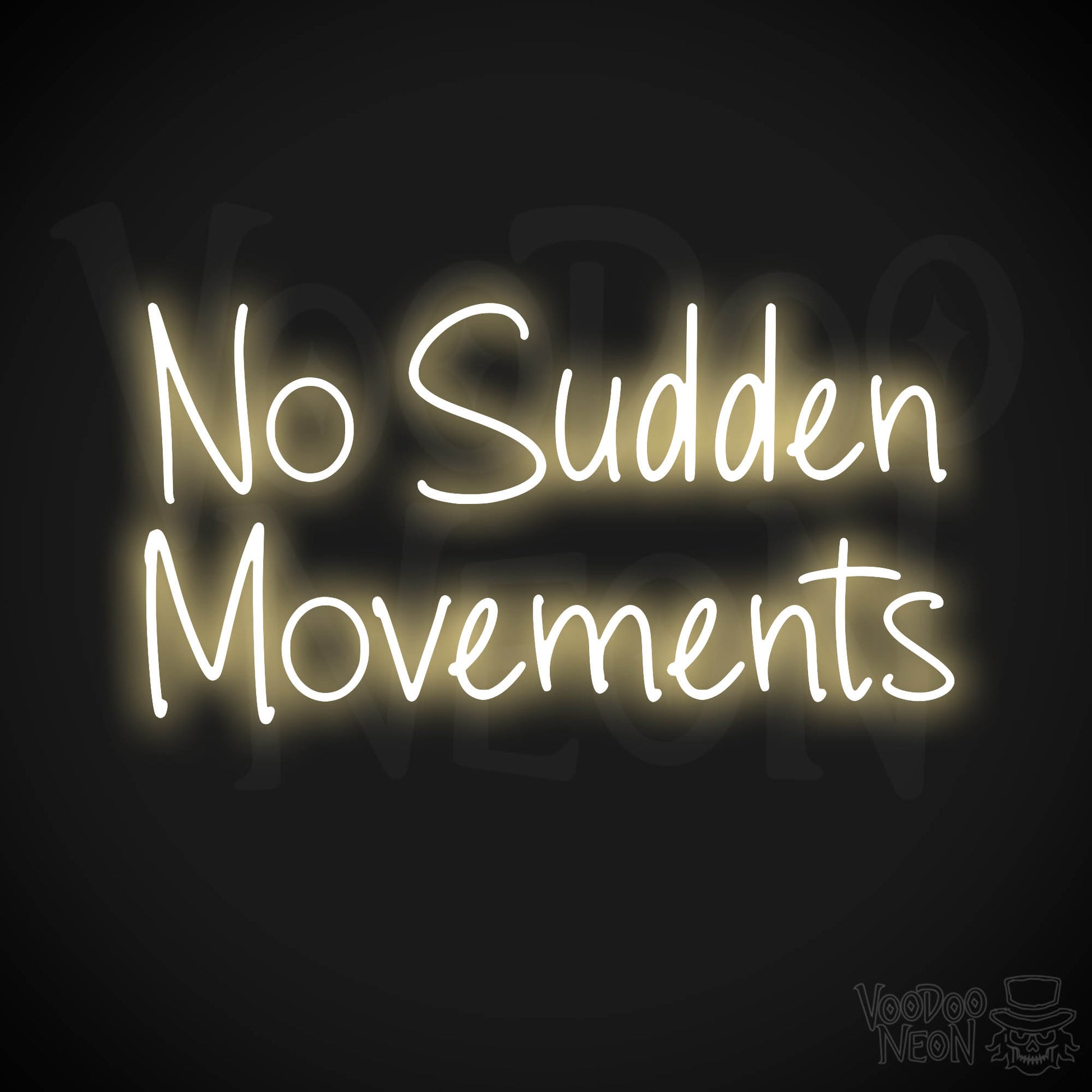 No Sudden Movements LED Neon - Warm White