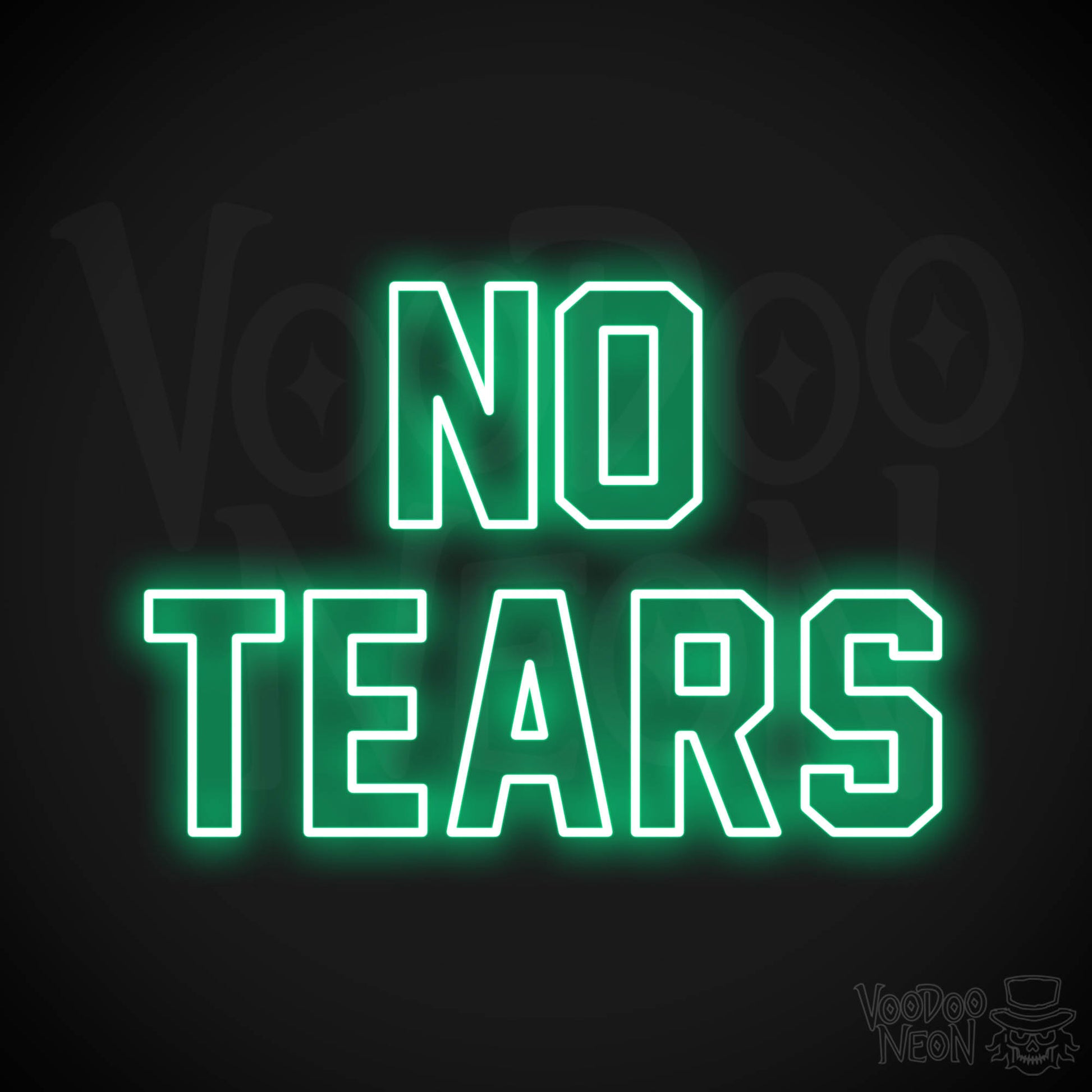 No Tears LED Neon - Green