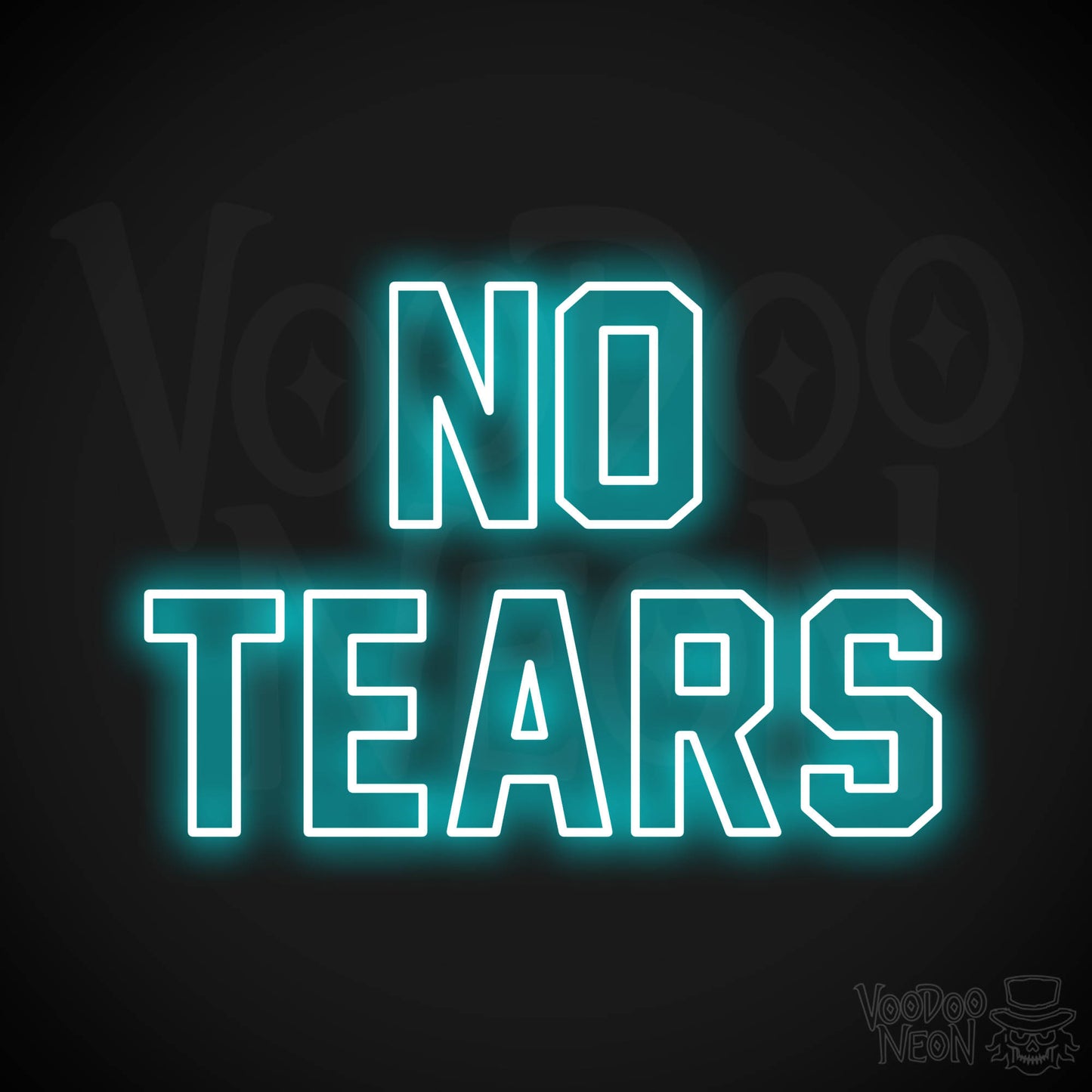 No Tears LED Neon - Ice Blue