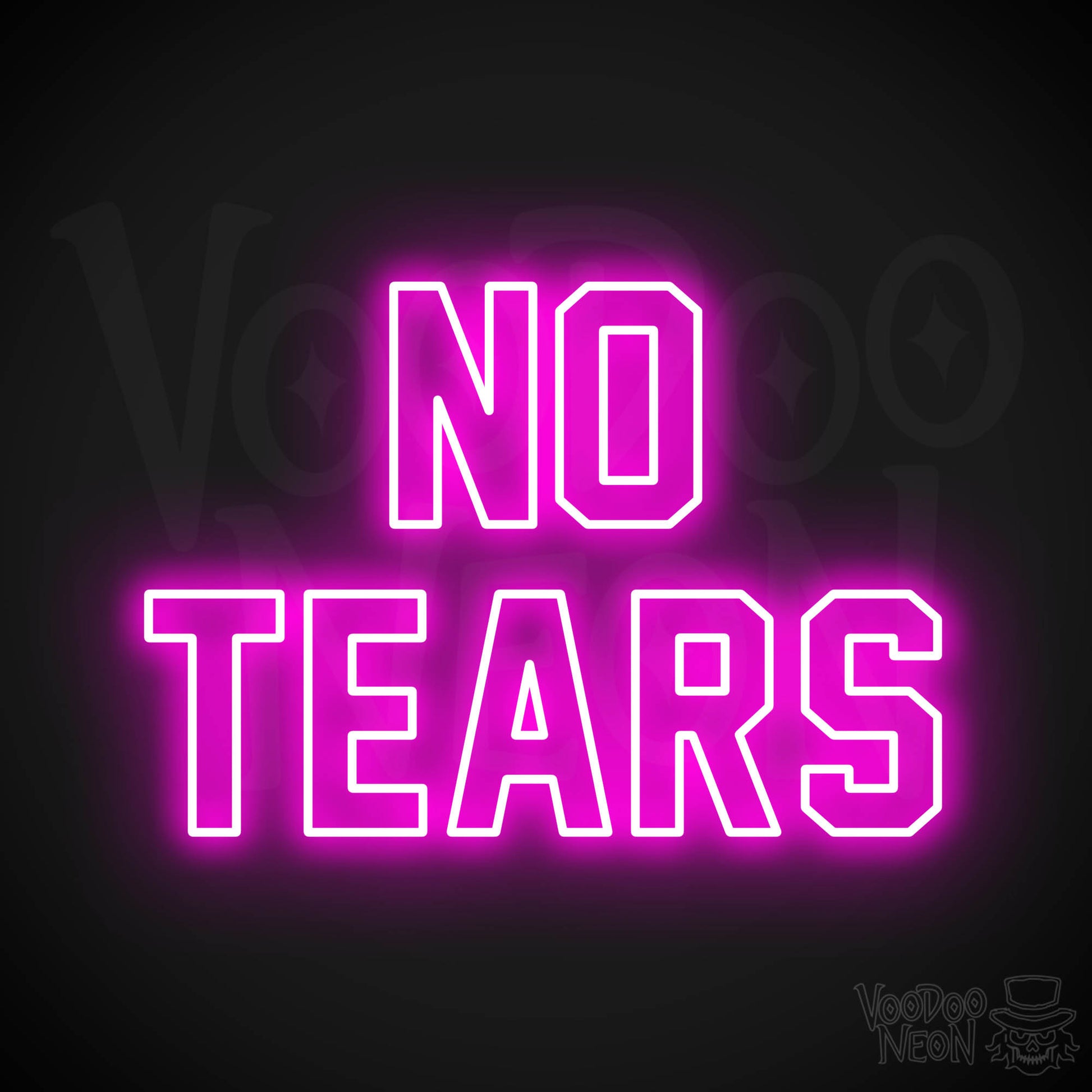 No Tears LED Neon - Pink