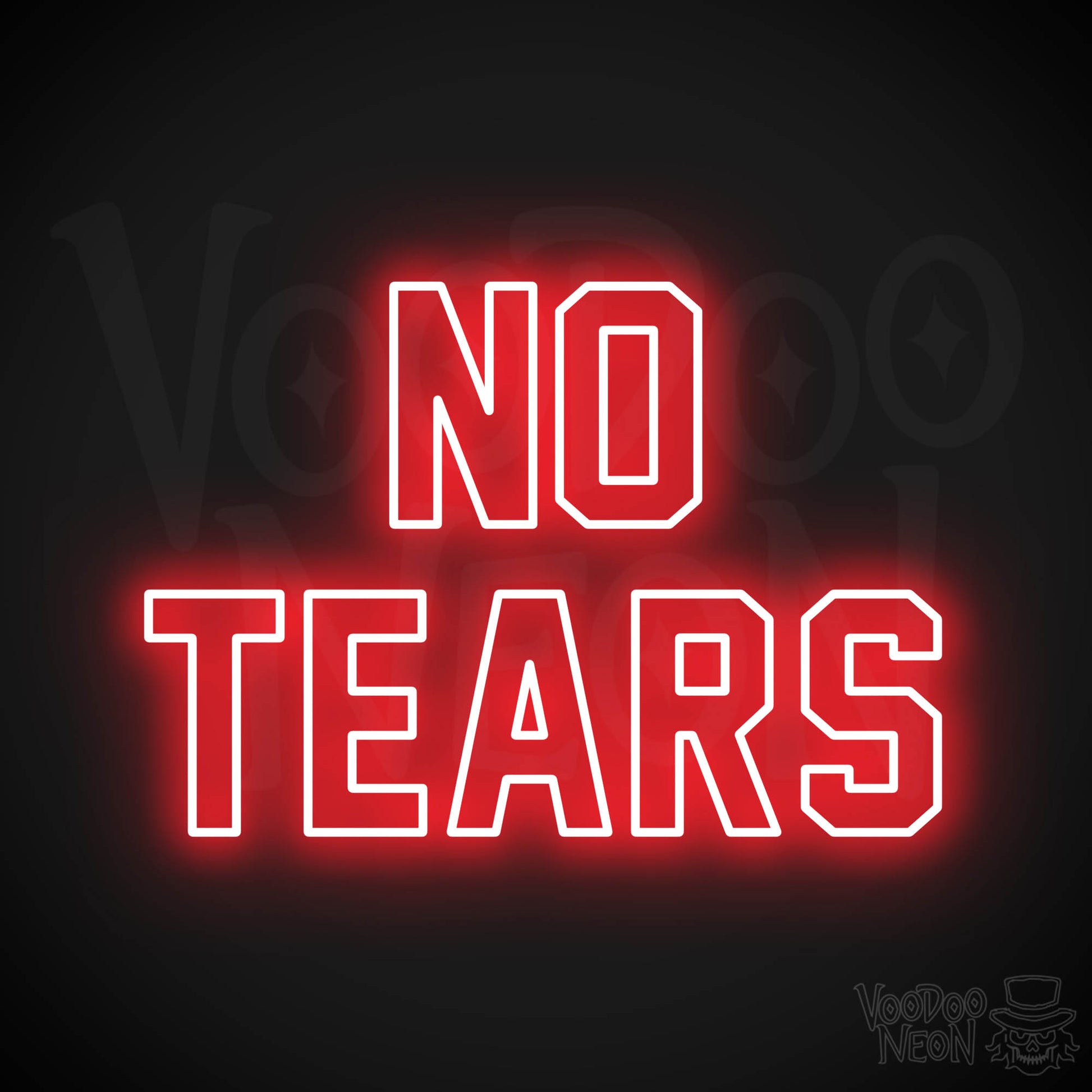 No Tears LED Neon - Red