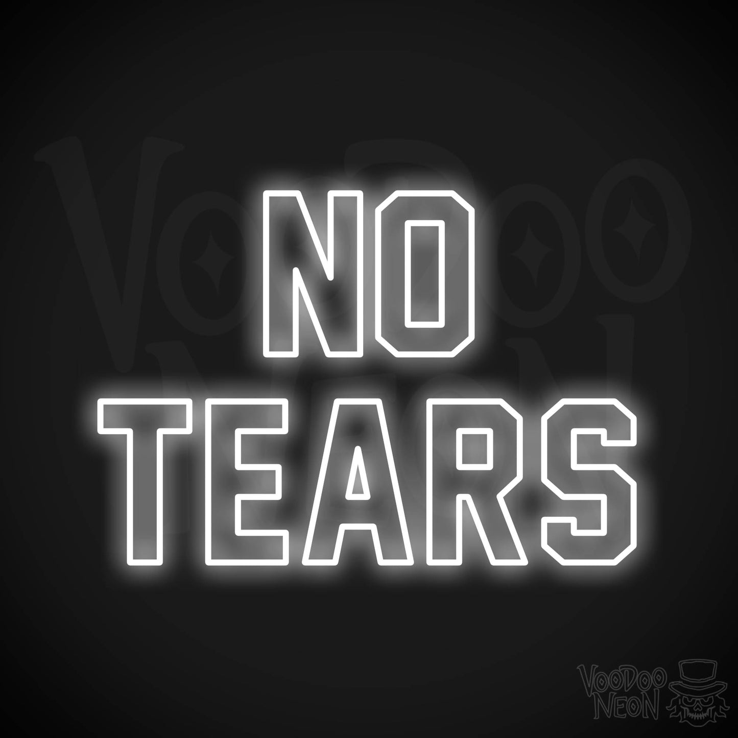 No Tears LED Neon - White