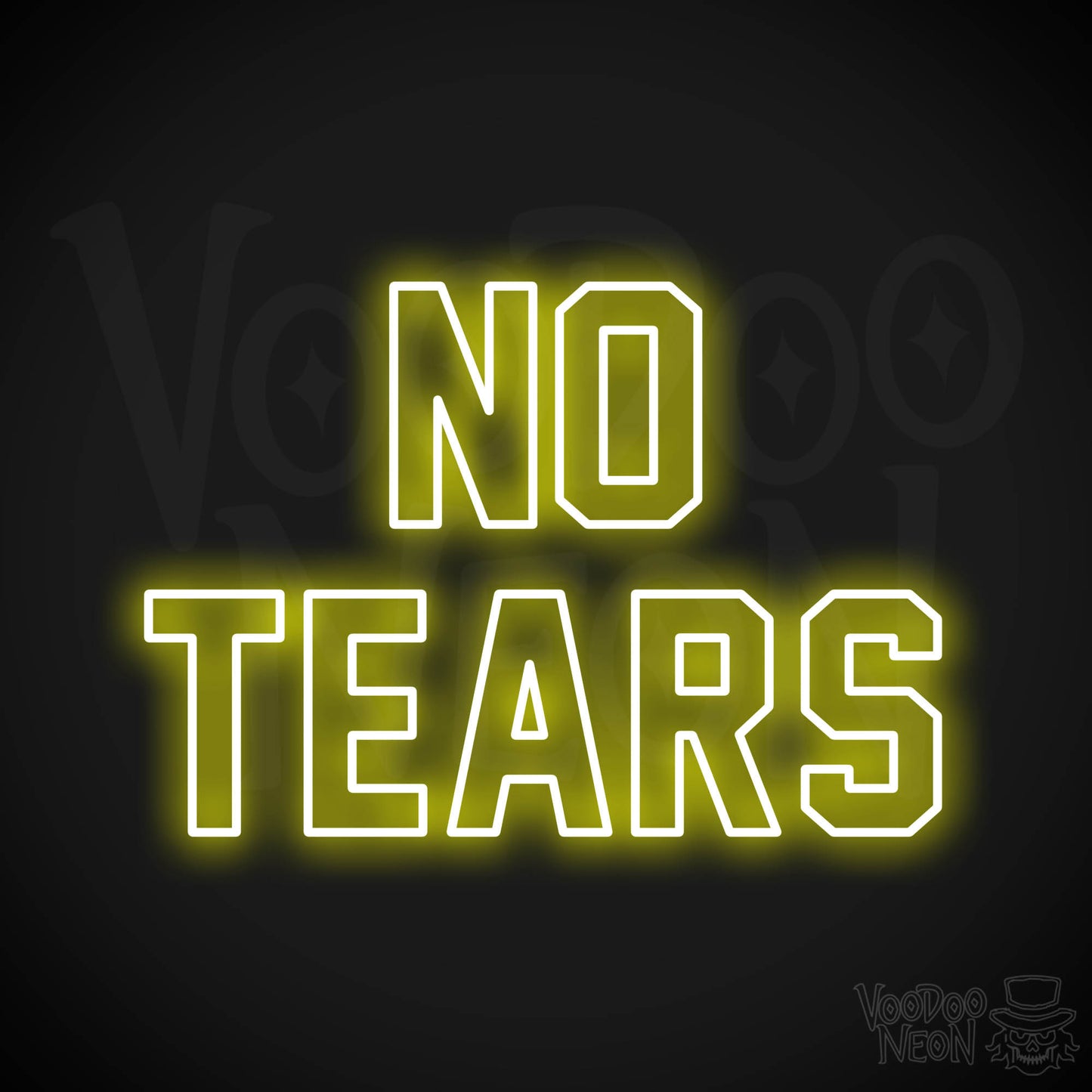 No Tears LED Neon - Yellow