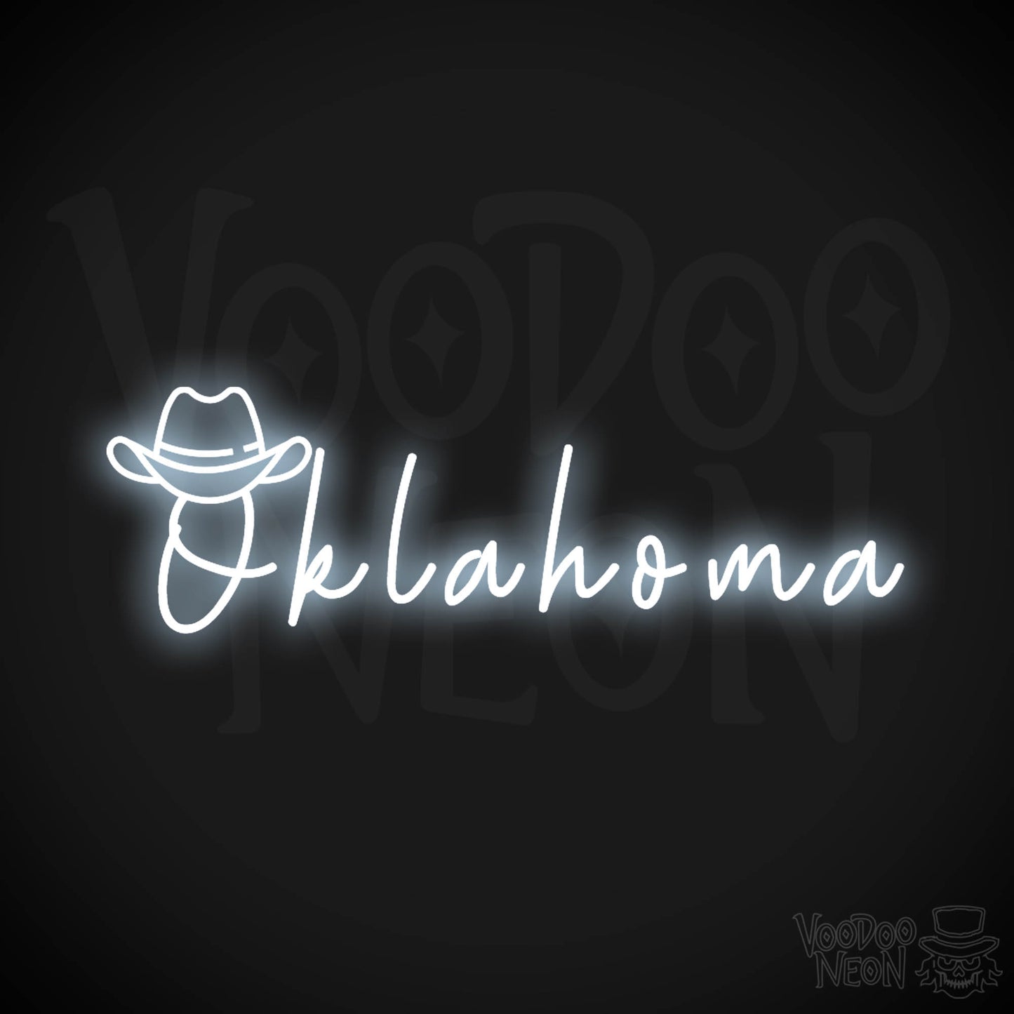 Oklahoma City Neon Sign - Neon Oklahoma City Sign - LED Signs - Wall Art - Color Cool White