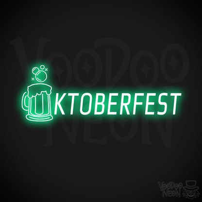 Oktober Fest Neon Sign - Neon Oktober Fest Sign - Color Green