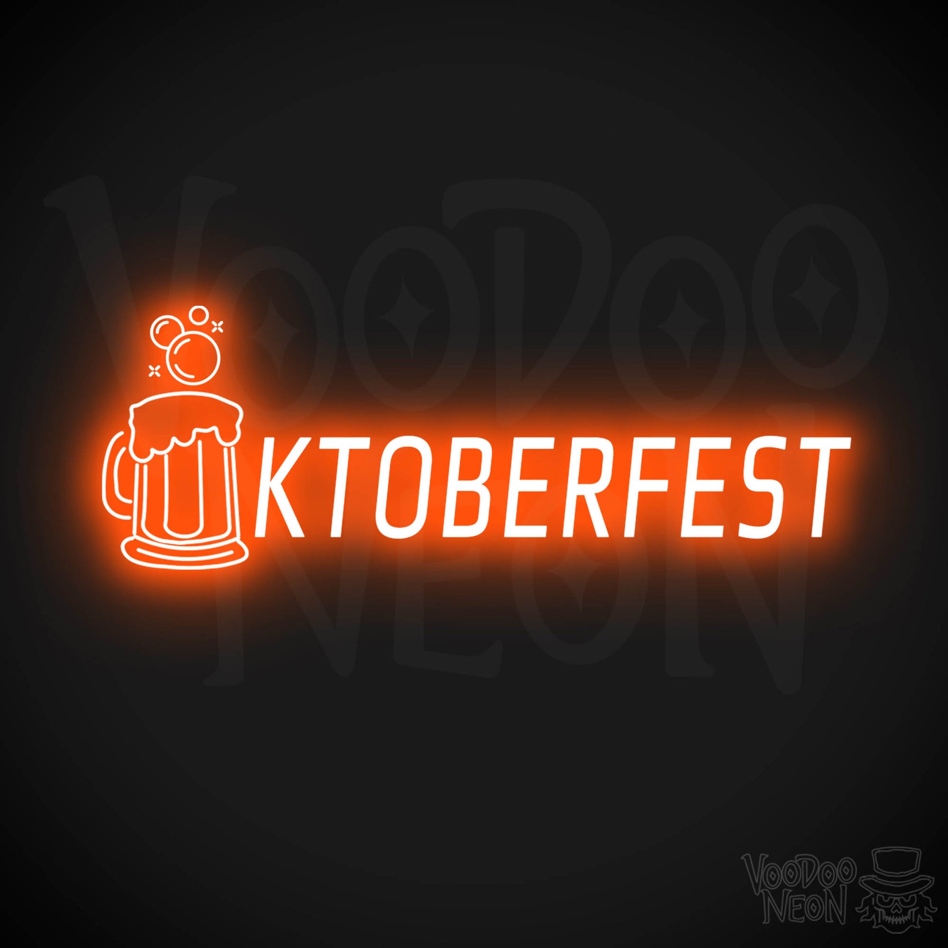 Oktober Fest Neon Sign - Neon Oktober Fest Sign - Color Orange