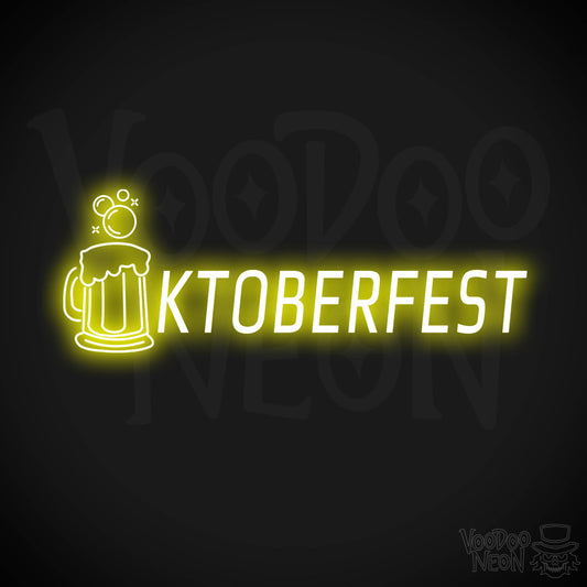 Oktober Fest Neon Sign - Neon Oktober Fest Sign - Color Yellow