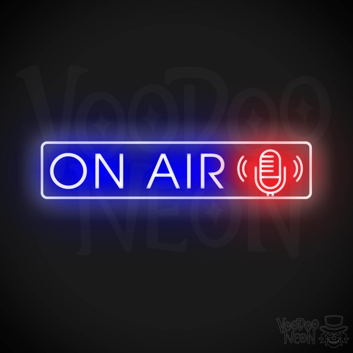 On Air Neon Sign - Neon On Air Sign - Podcast Sign - Color Multi-Color