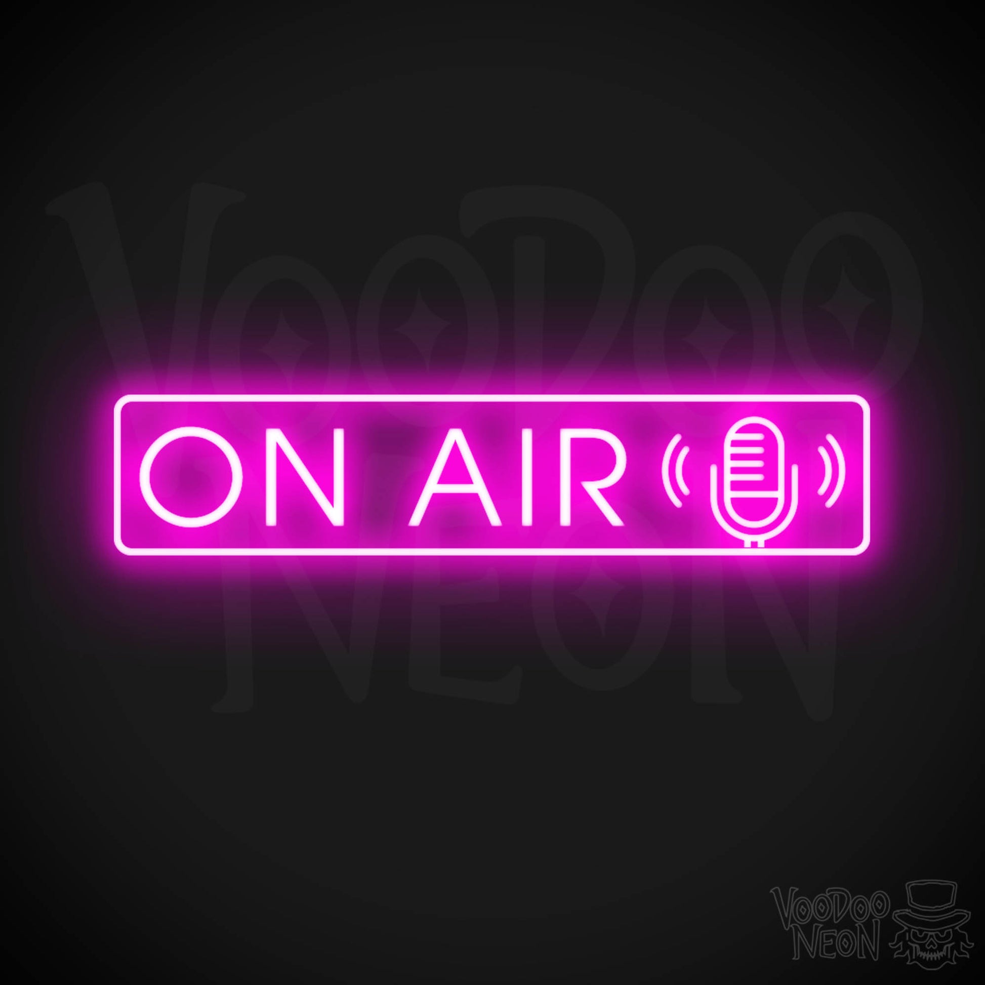 On Air Neon Sign - Neon On Air Sign - Podcast Sign - Color Pink