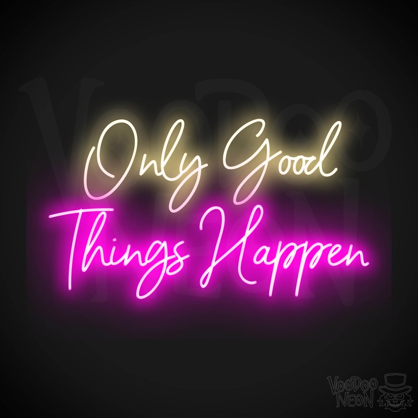 Only Good Things Happen LED Neon - Multi-Color