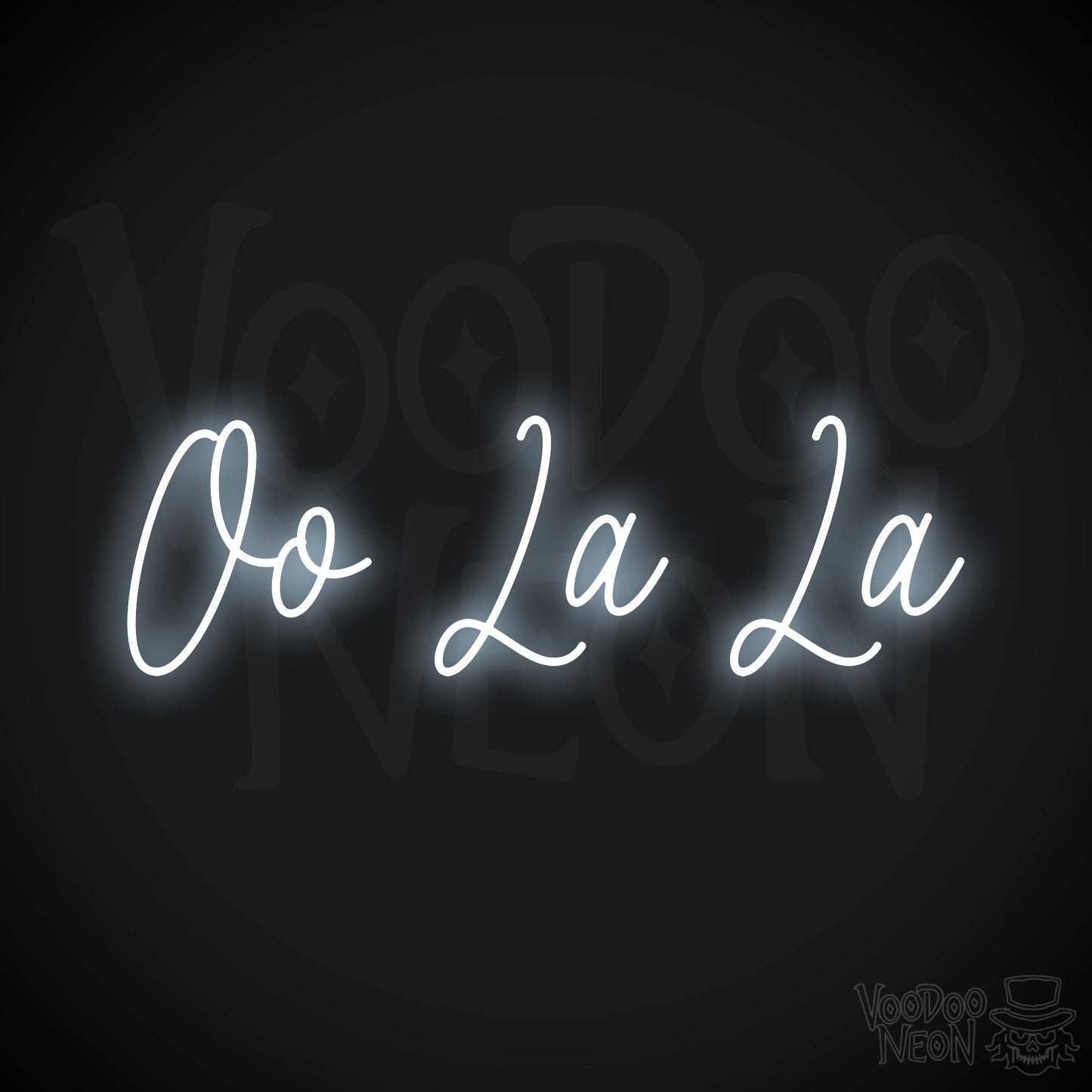 Oo La La Neon Sign - Cool White