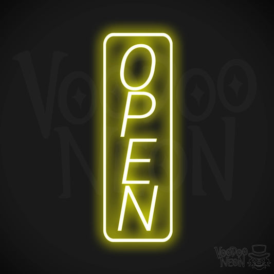 Open LED Neon - Yellow