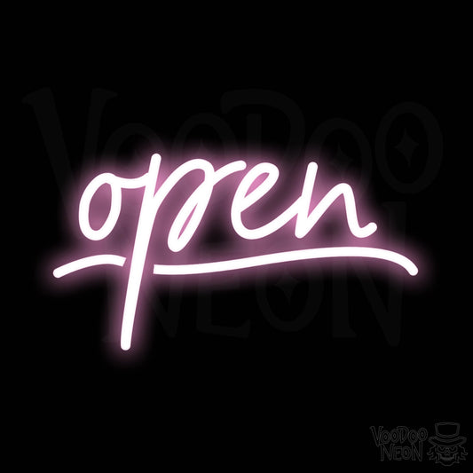 Open LED Neon - Light Pink