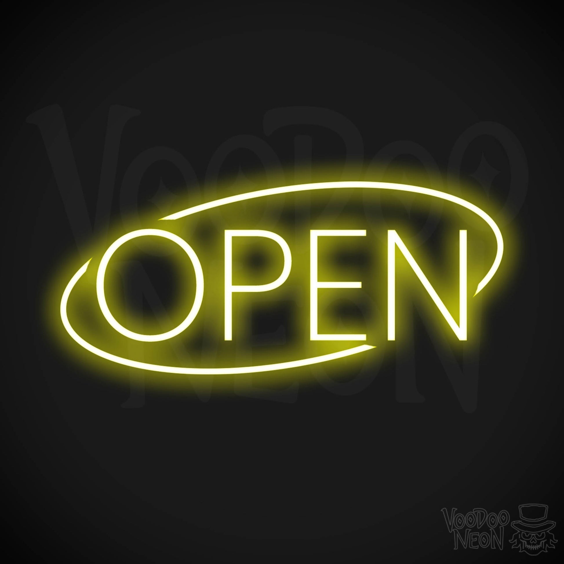 Open LED Neon - Yellow