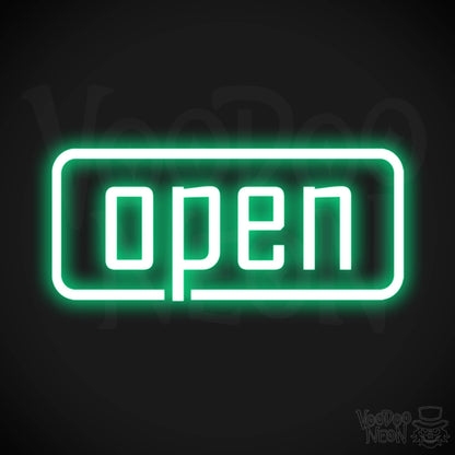 Open LED Neon - Green