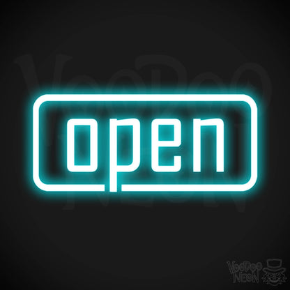 Open LED Neon - Ice Blue
