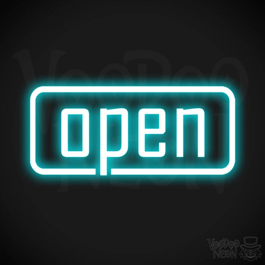 Open LED Neon - Ice Blue