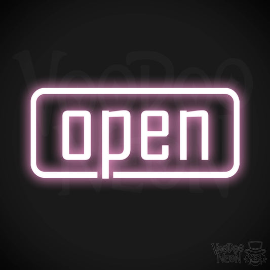 Open LED Neon - Light Pink