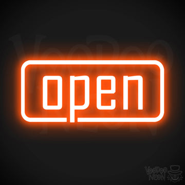 Open LED Neon - Orange