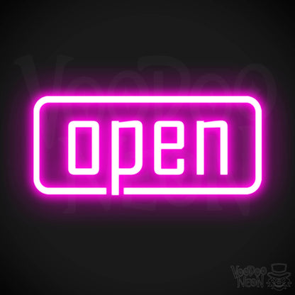 Open LED Neon - Pink