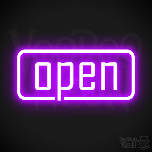 Open LED Neon - Purple