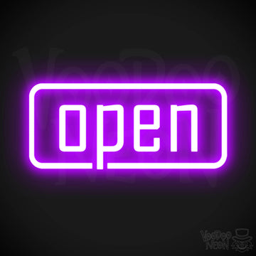 Open LED Neon - Purple