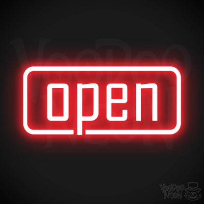 Open LED Neon - Red