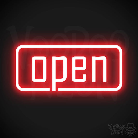 Open LED Neon - Red