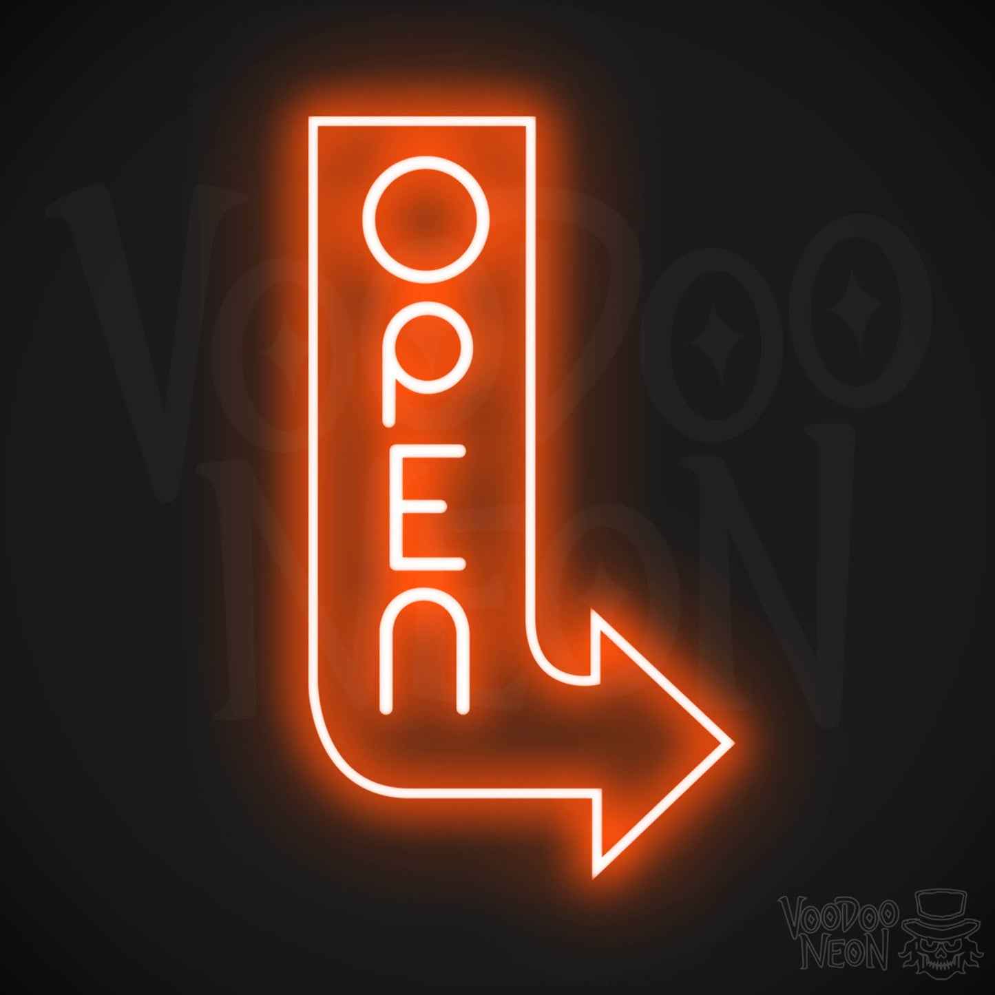 Open LED Neon - Orange