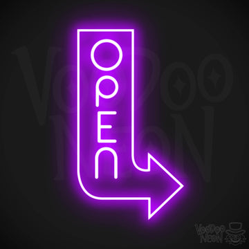 Open LED Neon - Purple