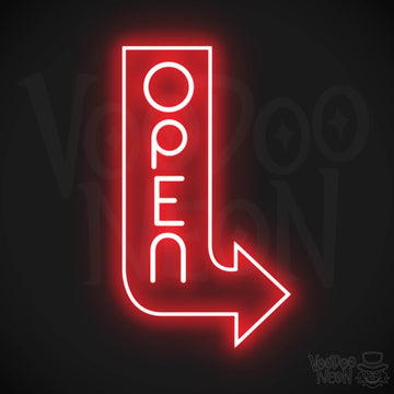 Open LED Neon - Red