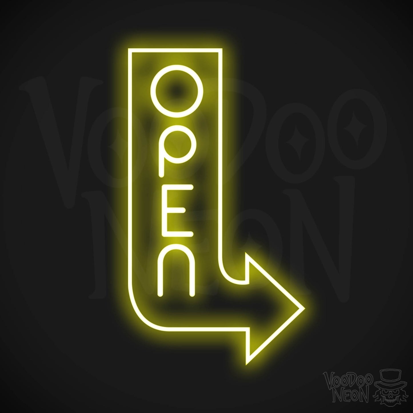 Open LED Neon - Yellow